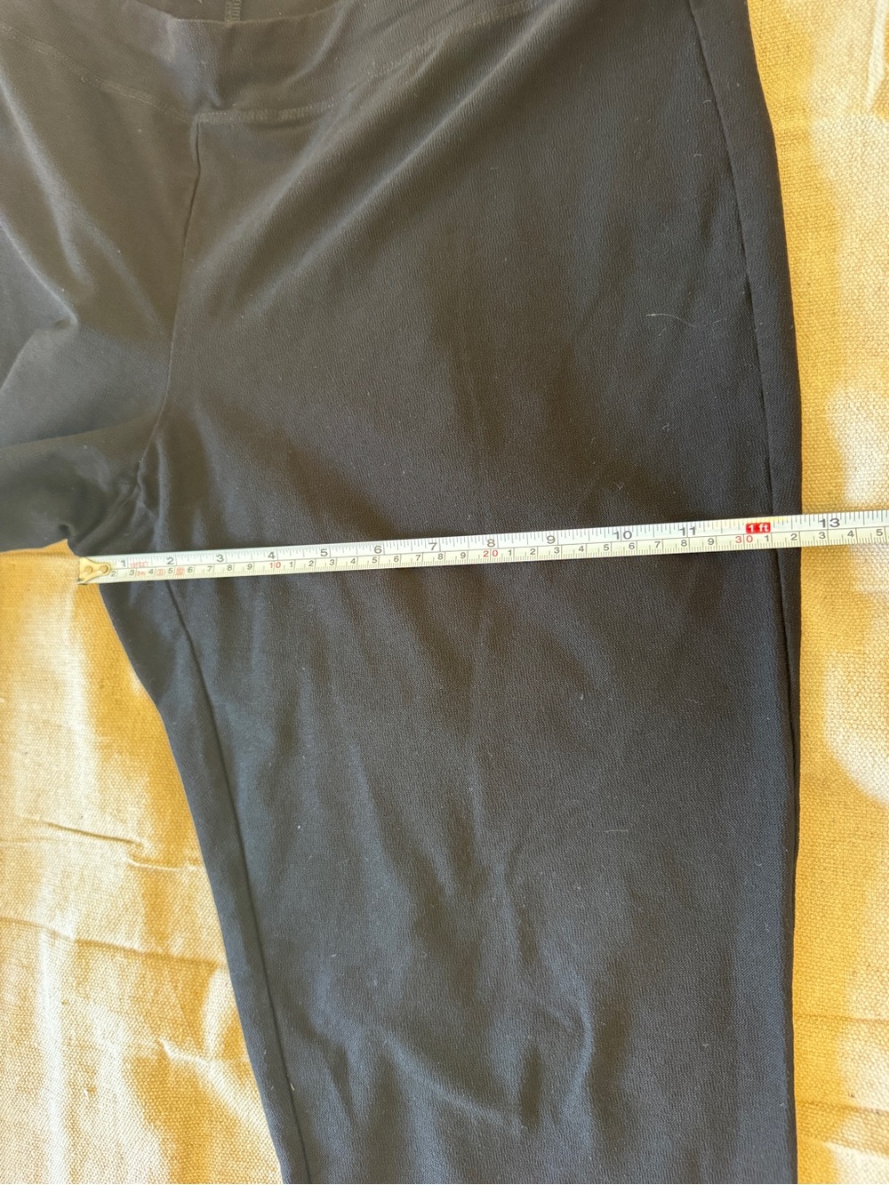 Eileen Fisher Stretch Crepe Pull-On Pants Black Womens Large Straight Wide Leg - Picture 12 of 16